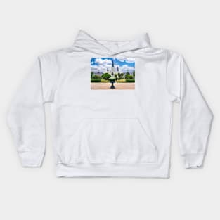 Jackson Square and the St. Louis Cathedral Kids Hoodie